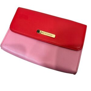 Juicy Couture Red and Pink Clutch
